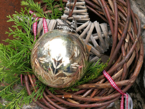 Preview: Christbaumkugel Amaranja Halme, altgold