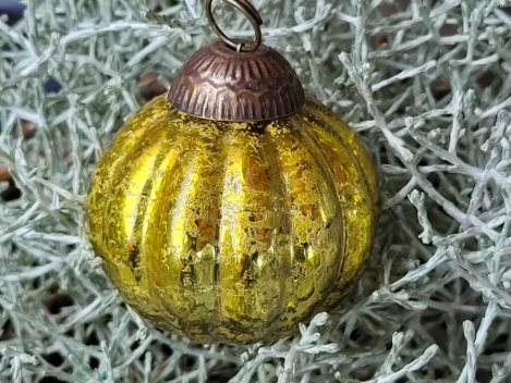 Hippie-Boho Christbaumkugel-Mix 3, Zitrus