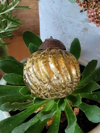 Hippie-Boho Christbaumkugel-Mix 3, Zitrus