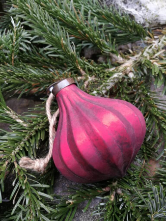 Christbaumkugel Curia rot