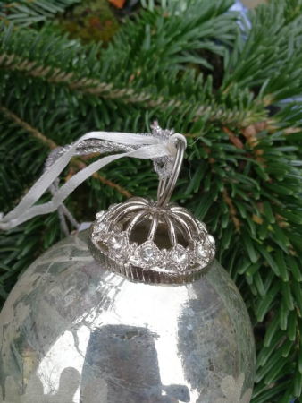 Preview: Christbaumkugel Dalmassi, Variante C, Ranke schräg