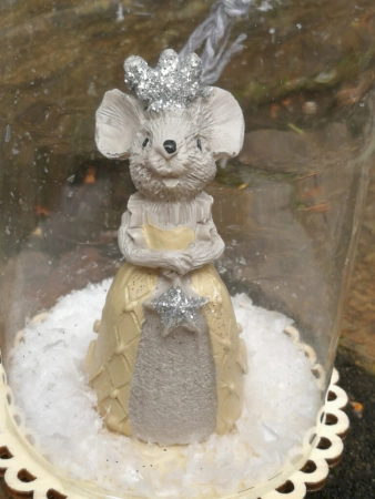 Christbaumkugel Glocke, Mäusekönigin Lucia