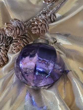 Christbaumkugel Florance, lila
