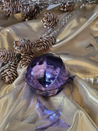 Preview: Christbaumkugel Florance, lila