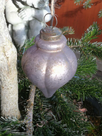 Christbaumkugel Zapfen Zipala, antikgrau