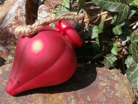 Christbaumschmuck Zapfen Zipala, rot