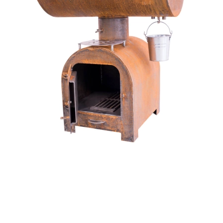 Cortenstahl Edelrost Smoker Holzkohlegrill Smoky Beast