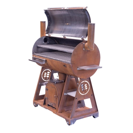 Cortenstahl Edelrost Smoker Holzkohlegrill Smoky Beast XL