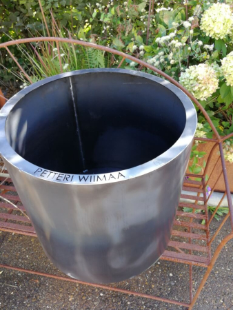 Preview: Edelrost Cortenstahl Pflanzkübel Set Sister