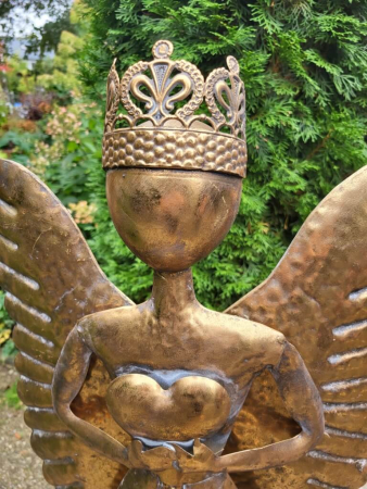 Engel Figur Angelina, Antikgold