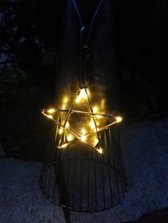 LED Dekoengel Kasdeya mit Stern