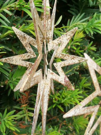 Preview: Dekohänger Stern Celio, altgold