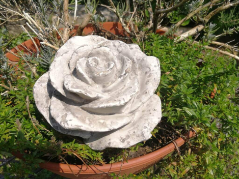 Preview: Dekorose aus Polyresin