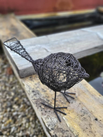 Drahtvogel Amira, schwarz