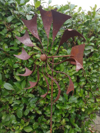 Edelrost Windrad Flamme