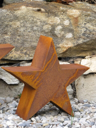 Edelrost Stern zum Stellen