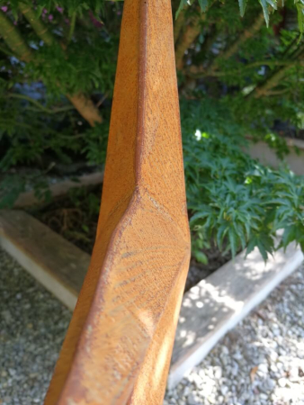Edelrost 3D-Stern zum Hängen