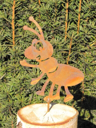 Preview: Edelrost Ameise lustig zum Schrauben