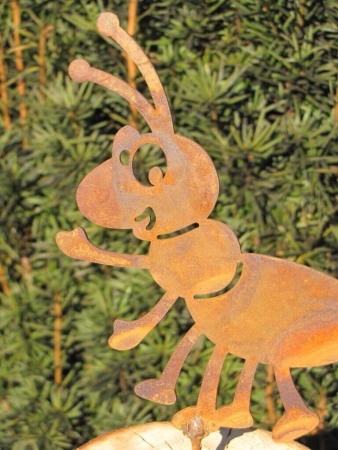 Preview: Edelrost Ameise lustig zum Schrauben