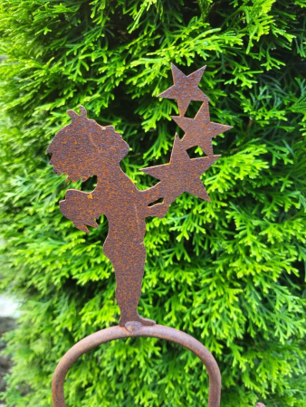 Preview: Edelrost Ampelhalter Sternenjunge