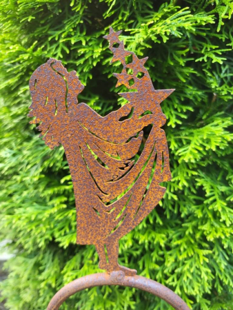 Preview: Edelrost Ampelhalter Sternenmädchen