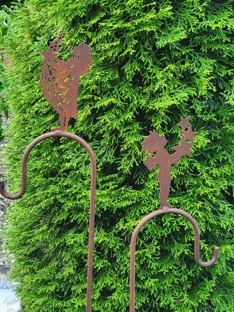 Preview: Edelrost Ampelhalter Sternenmädchen