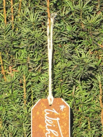 Edelrost Anhänger Weihnacht