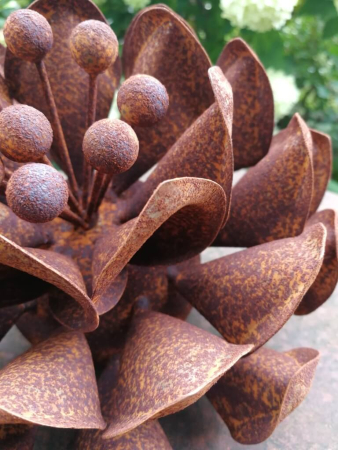 Preview: Edelrost Blume Artischocke, klein