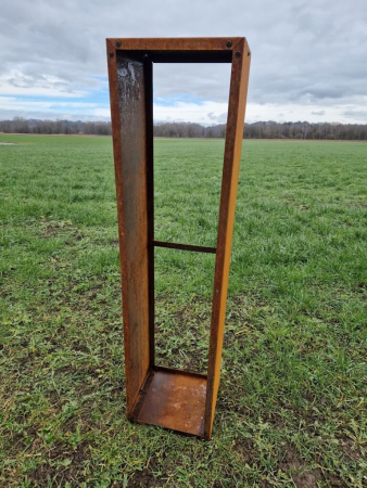 Kaminholzregal Edelrost Bausatz