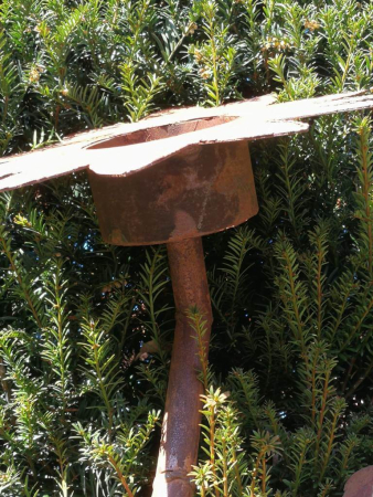 Preview: Edelrost Blume Selma zum Bepflanzen