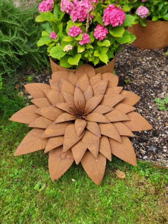 Edelrost Blume Aruna, groß