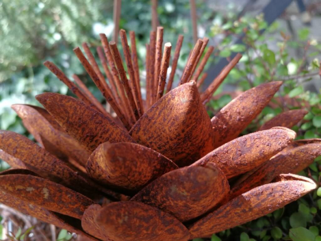 Preview: Edelrost Blume Electra, klein