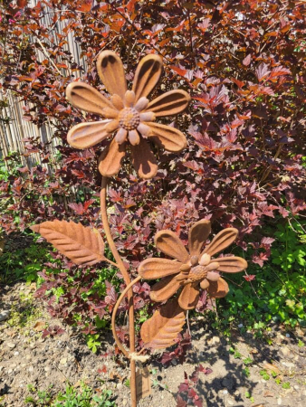Preview: Edelrost 2er Blüte Marina, mit Windradfunktion