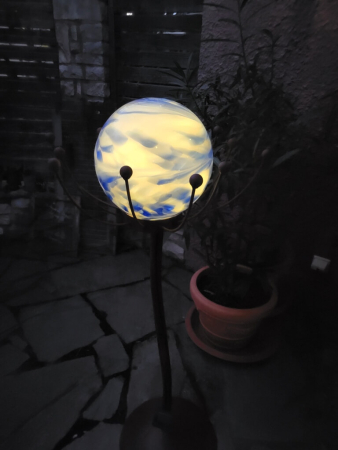 Edelrost Solarblume Sommernachtstraum, blau