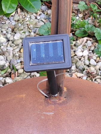 Edelrost Solarblume Sommernachtstraum, blau