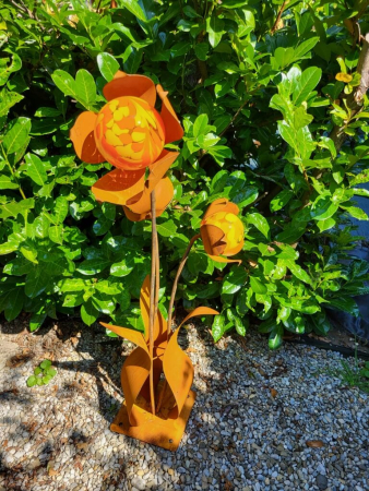 Edelrost Glasblume Mariska