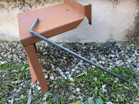Edelrost Böschungstritte, Hangtritte