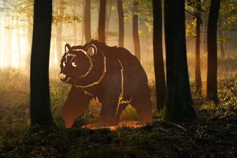 Edelrost Braunbär Bruno