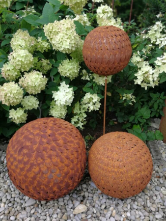 Preview: Edelrost Buchskugel