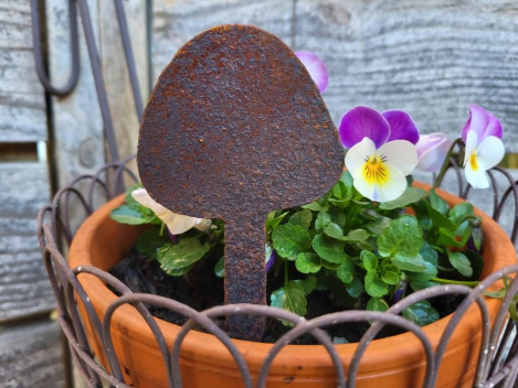 Preview: Edelrost Champignon zum Stecken