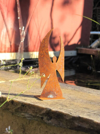 Preview: Edelrost Dekoengel modern