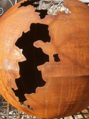 Preview: Edelrost Kugel Gravina