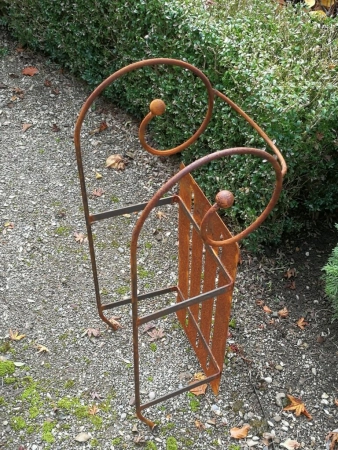 Edelrost Dekoschlitten Saskia