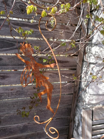 Edelrost Elfe Plutina zum Hängen, 1 Hand