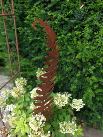 Edelrost Farnstecker, schmal