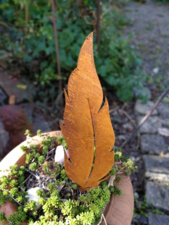 Preview: Edelrost Feder für Töpfe, Model (B)