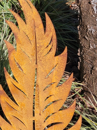 Edelrost Dekofeder zum Stecken