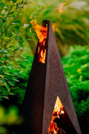Edelrost Feuerstelle Space