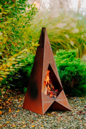 Preview: Edelrost Feuerstelle Space