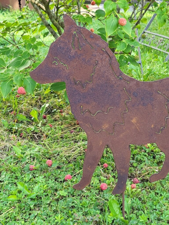 Preview: Edelrost Fuchs Fritz, zum Stecken